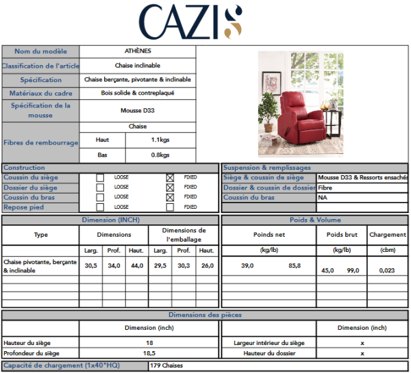 Cazis - Athens Fauteuil – Image 2