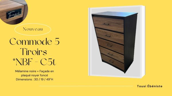 Tousi Ébéniste - NBC5T Commode – Image 5