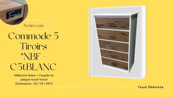 Tousi Ébéniste - NBC5T Commode – Image 6