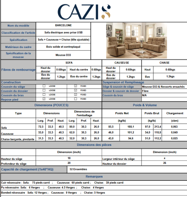 Cazis - Barcelona Fauteuil – Image 8
