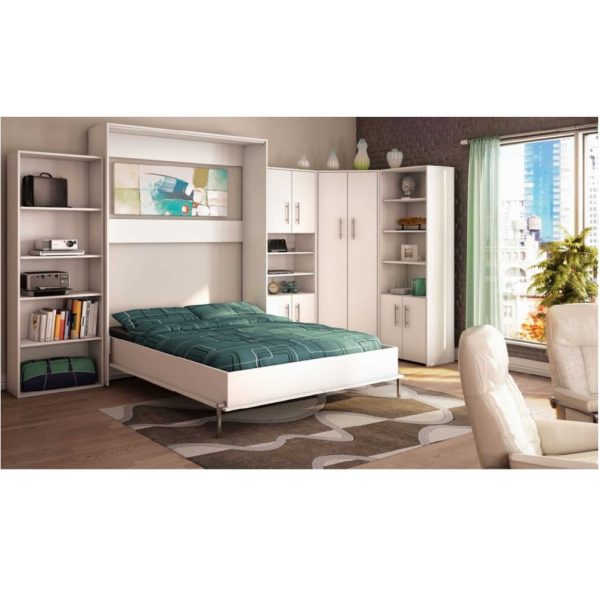 Lit escamotable blanc – Image 2